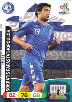 Sokratis Papastathopoulos Greece Panini UEFA EURO 2012 #94